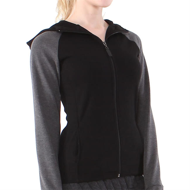 Women Sportswear Gym Yoga Workout Sports Zip-Up Hoodie