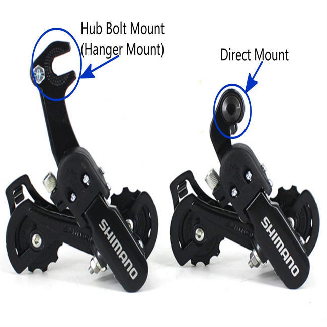 Inkesky RD-TZ31-GS 6/7 Speed Rear Derailleur with Direct Mount, Medium Cage, for Mountain Bike