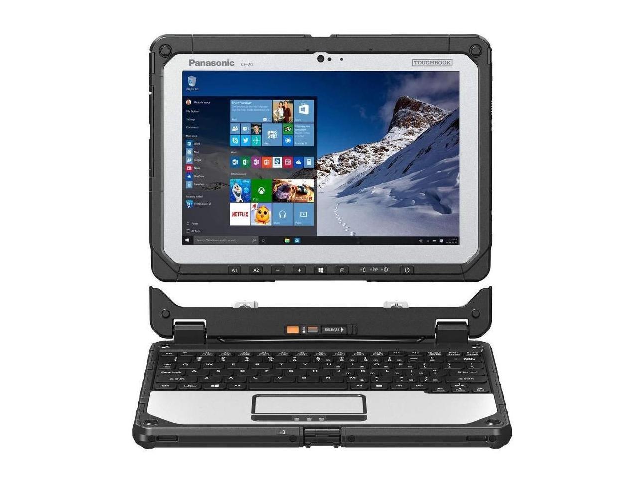 Panasonic Toughbook CF-20, Rugged Laptop (2 in 1), 10.1