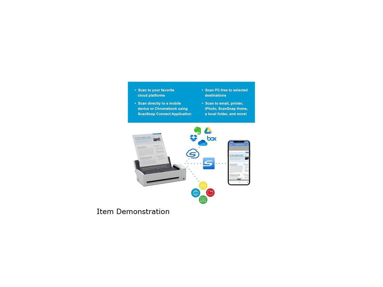 Fujitsu ScanSnap iX1300 Document Scanner - White