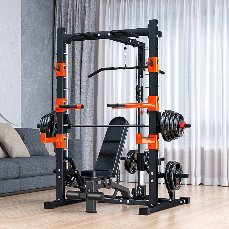 Training equipment squat bench press combination gym equipment