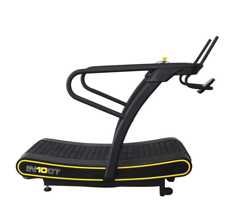 Resistance Runner Manual Curved Wide Treadmill, 10 Levels of Magnetic Resistance